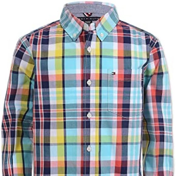 Tommy Hilfiger Other - Tommy Hilfiger BABY Boys Plaid Shirt